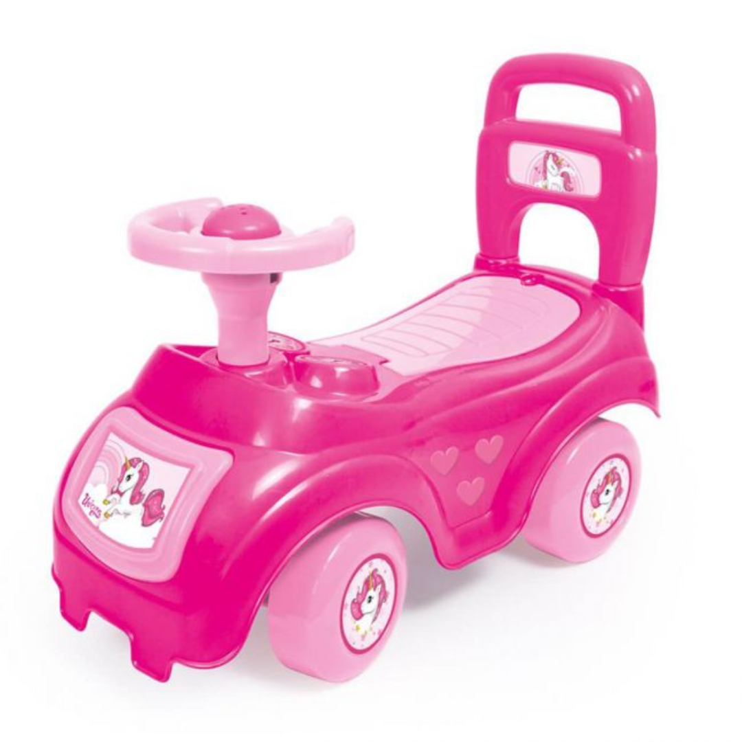 Dolu Children's Unicorn Sit n' Ride Push Along Car